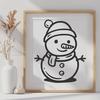 Creative Snowman - Xmas DXF