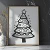 Christmas Tree Digital Art In PDF File Format For Free Download