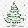 Unique Christmas Tree In SVG, PNG, PDF And DXF File Formats - Free