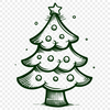 Christmas Tree In DXF Format - Free Digital Download, Commercial Use