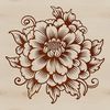 Chrysanthemum Illustration for Vector Art A stylized illustration of a Chrysanthemum flower, suitable for vector design and commercial use.