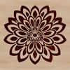 Beautiful Floral Vector Art Design A vector illustration of a blooming chrysanthemum flower with intricate details.