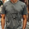 Simple Man Silhouette Design A male figure in vector format, suitable for digital designs.