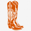 Classic Cowboy Boot Design A pair of classic cowboy boots with intricate stitching and ornate details.