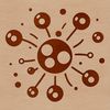 Beautiful vector bacteria design element Vector representation of a bacterial microorganism at high magnification.