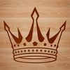 A stylized crown icon designed in vector format for digital use.