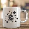 Bacterial Cell Artwork A detailed illustration of a single cell bacterium with its outer membrane and cytoplasm.