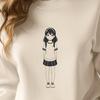 Beautiful Vector Girl Character A young girl character designed as vector art suitable for various digital applications.