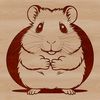 Furry Whimsy Vector A small furry animal with a rounded face and long tail, suitable for vector graphics design.