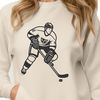 Beautiful Hockey Illustration Download Illustrated hockey player in action, a vector graphic illustration suitable for various design projects.
