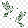 Iridescent Feathered Friend A small, brightly colored bird with a long beak and iridescent feathers.