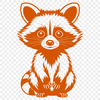 Vector Raccoon Silhouette Design Racoon silhouette in vector format with sharp lines and clean edges.