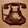 Minimalist Phone Icon A minimalist telephone icon in vector format.