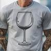 Stylized Wine Pouring Artwork A stylized illustration of a wine glass filled with red wine, suitable for vector art designs.
