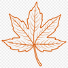 Nature's Detail A detailed vector illustration of a single leaf with realistic texture and veins.