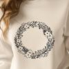 Beautiful Floral Garland Vector Design A floral wreath designed as a vector graphic with editable paths and layers.