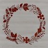 A floral wreath design created as a vector art file in SVG format.