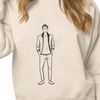 Single Male Silhouette in Vector Format A single male figure created as vector art.