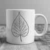 Free Vector Leaf Icon A single leaf with a simple stem, created as an SVG vector graphic.