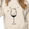 A glass containing red wine on a wooden table, suitable for vector art.