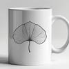 Editable Outline Leaf Design An editable outline of a single leaf with details suitable for cutting machines or laser engraving.
