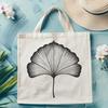Scalable Leaf Image Download A detailed, scalable illustration of a single leaf with intricate details and veins.
