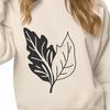 Beautiful Vector Graphic Leaf Design A high-quality vector illustration of a detailed leaf with intricate veins.