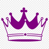 Digital Crown Illustration for Crafting and Design A vector illustration of a crown, suitable for digital cutting machines like Cricut or laser cutters.