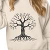 A stylized tree illustration created as a scalable vector graphic (SVG) file.
