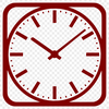 A high-resolution digital clock illustration designed as a scalable vector graphic (SVG) for commercial and personal use.
