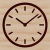 An illustrative vector graphic of a clock for commercial and personal use in various design applications.
