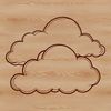 Cloud Illustration SVG Vector Graphics A white, puffy cloud illustration made from scalable vector graphics.