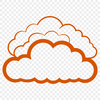 Beautiful White Cloud SVG Illustration A simple illustration of a white cloud in the sky, suitable for vector design projects.