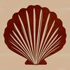 Seaside Decorative Shell Design A decorative seashell design suitable for use in crafting projects or as a graphic element.