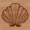 Whimsical Oceanic Illustration A detailed illustration of a seashell with intricate design, suitable for use in various digital formats.