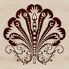 Beachy Keen Seashell Design A detailed vector illustration of a seashell with intricate details.
