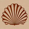 Seashell Vector Art Design A detailed vector illustration of a seashell, suitable for various uses.