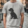 Stunning Sitting Cocker Spaniel In DXF - Commercial Use