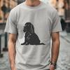 Sitting Cocker Spaniel DXF - Drawing For Commercial Use