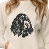 Beautiful Cocker Spaniel In DXF - For Free Download, Commercial Use