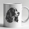 Stunning Cocker Spaniel In SVG, PNG, PDF And DXF File Formats - Free