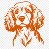 Stunning Cocker Spaniel SVG, PNG, PDF And DXF Files