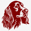 Free Unique Cocker Spaniel Clipart DXF - Commercial Use