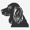 Unique Cocker Spaniel Vector Art