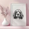 Free Unique Cocker Spaniel Vector Image