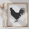 Artistic Rooster SVG - Free Commercial Use Download