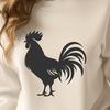 Free Unique Cockerel Illustration SVG - Commercial Use