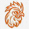 Free Artistic Rooster Vector Illustration