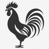 Cockerel Printable Artwork In DXF File Format For Free Download