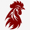 Beautiful Cockerel Vector Craft File